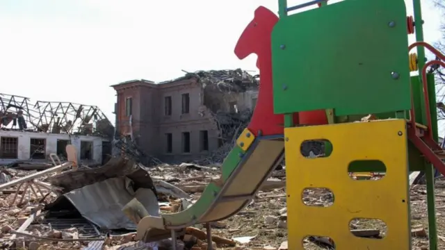 Наслідки російських обстрілів у Білопіллі на Сумщині