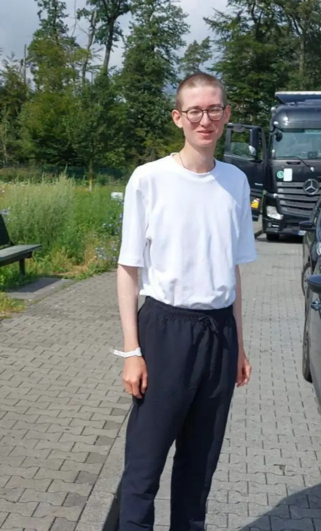 Kevin au début du mois, dans un lieu tenu secret en Allemagne 