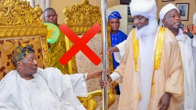 Aworan Soun to ti waja ati Imaamu agba Ogbomoso