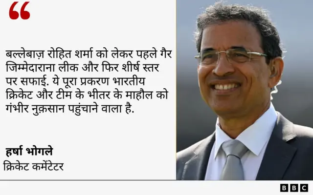 हर्षा भोगले का कोट कार्ड