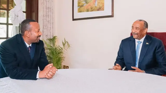 ጠቅላይ ሚኒስትር ዐቢይ እና ጄኔራል አል ቡርሐን