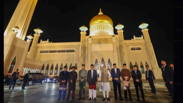 మోదీ, మసీదు, బ్రూనై