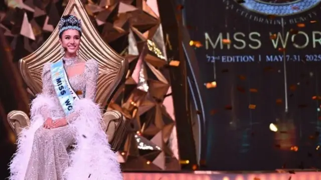 મિસ વર્લ્ડ 2025, મિસ થાઇલૅન્ડ ઓપાલા સુચાતા, હૈદરાબાદમાં સ્પર્ધા, મિસ વર્લ્ડ સ્પર્ધા વિવાદ, સોનુ સૂદ, નમ્રતા શિરોડકર, બીબીસી ગુજરાતી આંતરરાષ્ટ્રીય સમાચાર