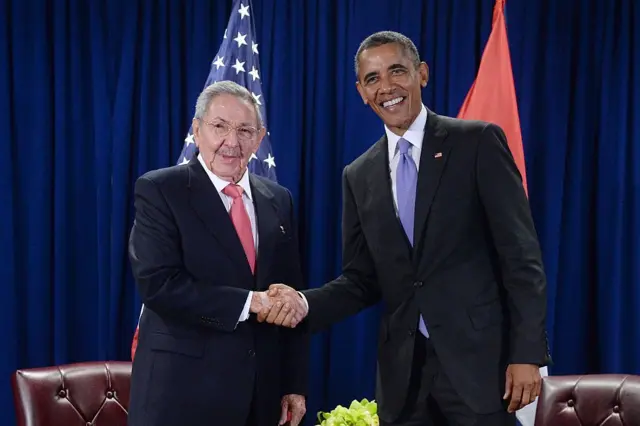 Raúl Castro y Barack Obama, en uno de sus encuentros en 2015.