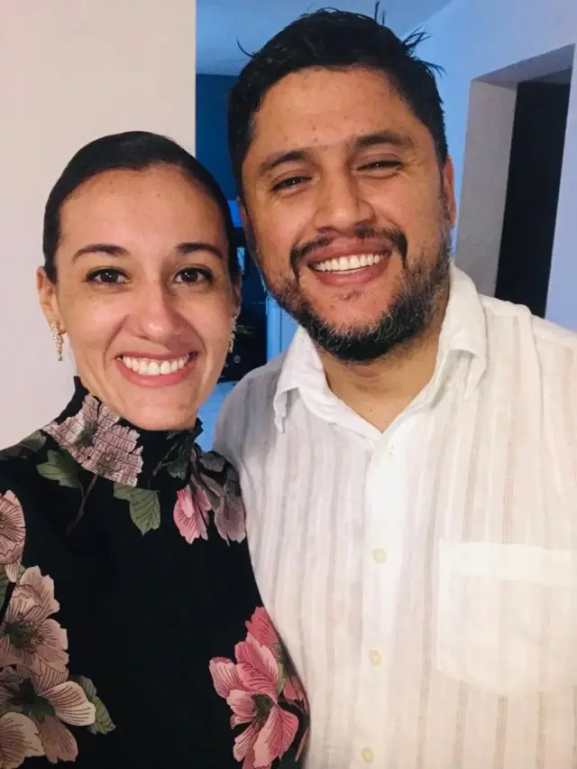 Esteban Zambrano e Carolina da Silva