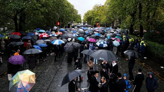 Памятные церемонии в Манчестере