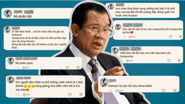 Cựu Thủ tướng Hun Sen, Chủ tịch Thượng viện Campuchia, muốn điều tra để xác định ai đã xúc phạm ông trên TikTok bằng tiếng Việt