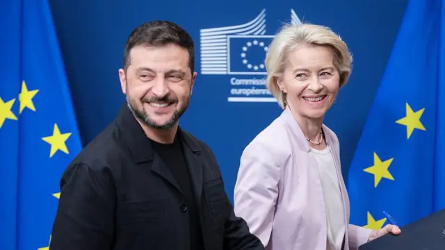 ज़ेलेंस्की और उर्शुला वॉन डर