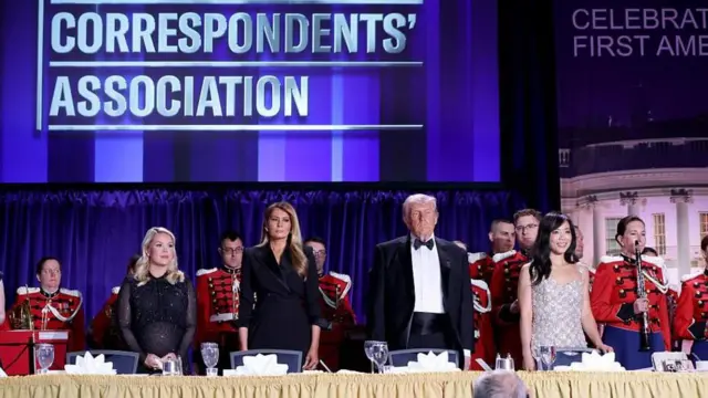 டிரம்ப், வெள்ளை மாளிகை, விருந்து, துப்பாக்கிச் சூடு