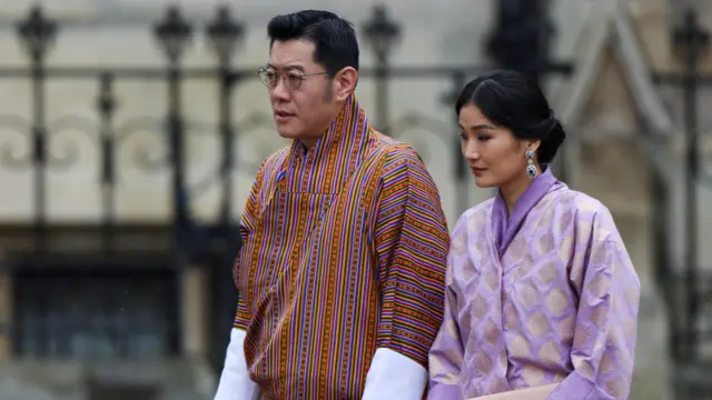 भुटानका राजारानी जिग्मे खेसर नाम्गेल वाङचुक र जेट्सुन पेमा वाङचुक