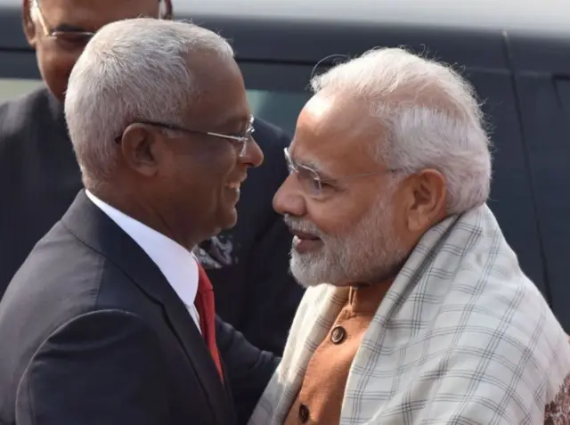 இந்தியா, மாலத்தீவு, சீனா, மோதி, முகமது முய்சு,