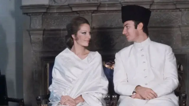 د کریم اغا خاان او بیګم سلیمه د واده یو انځور