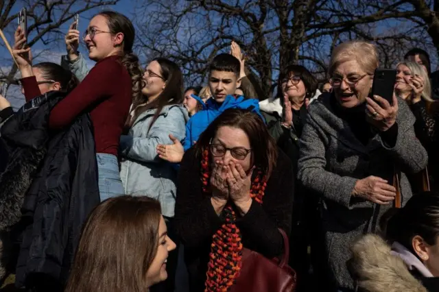 studenti, studentski protest, studentsko pešačenje