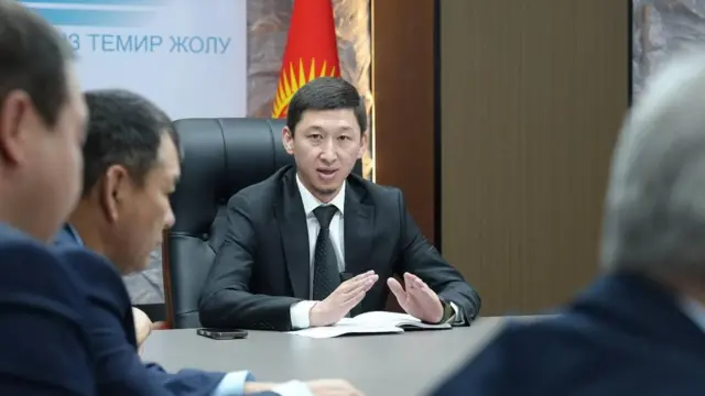 «Кыргыз темир жолу» улуттук компаниясынын түштүк бөлүмүнүн жетекчиси Орозбек Турдубеков 