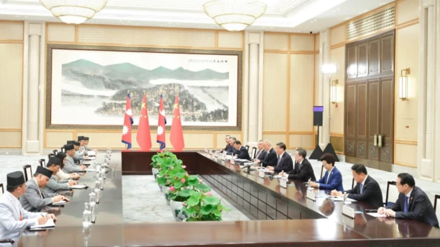 नेपाल के प्रधानमंत्री पुष्प कमल दाहाल प्रचंड का चीन दौरा