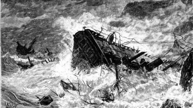 మునిగిన నౌక ఫోటో 