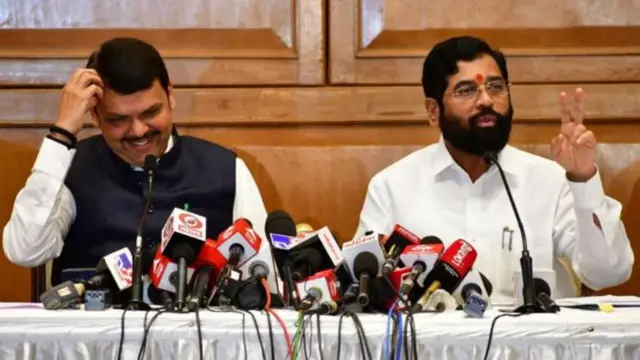 देवेंद्र फडणवीस, एकनाथ शिंदे 