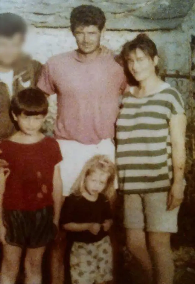 Savo Stijelja sa porodicom