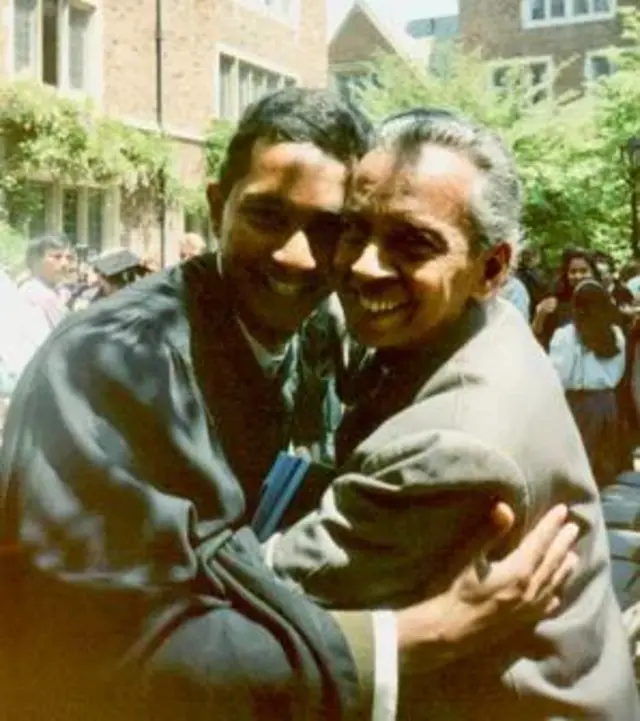 Ray Jayawardene with Somapala Jayawardene