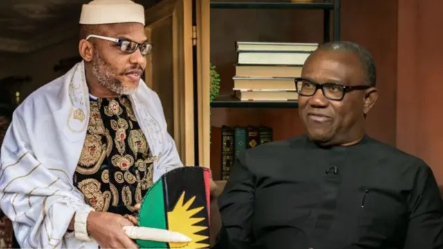 Nnamdi Kanu na Peter Obi 