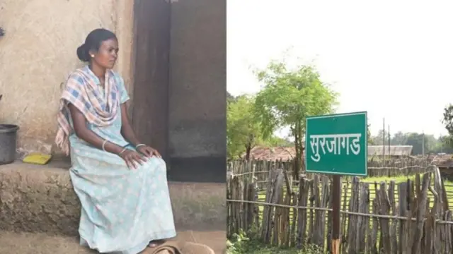 सुरजागडच्या पायथ्याशी वसलेल्या मल्लमपाडी गावातले आदिवासी