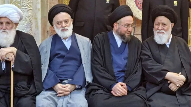 مصطفی خامنه‌ای در مراسم ترحیم ابراهیم رئیسی