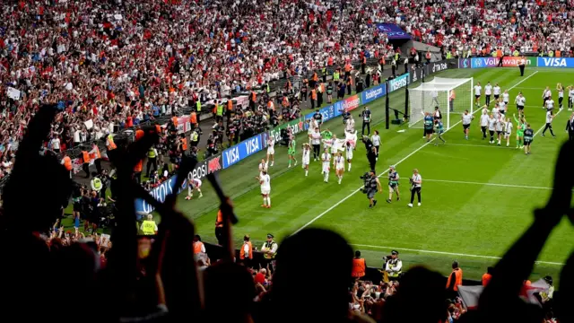Le stade de Wembley lors d'une compétition.