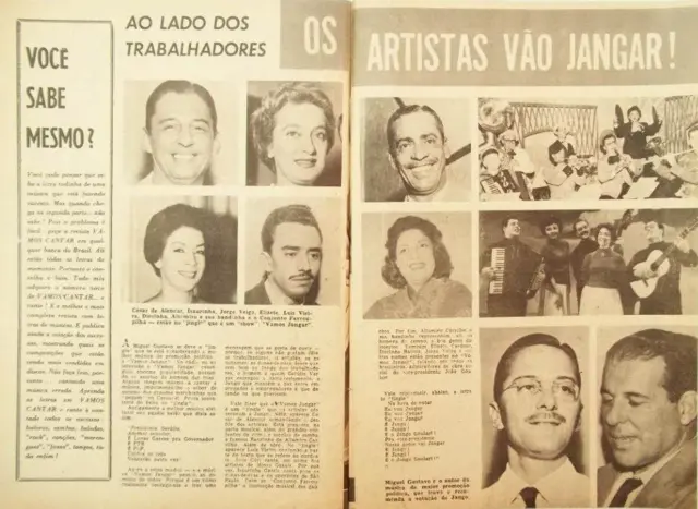 A Revista do Rádio destaca participação de artistas em jingle de campanha de João Goulart à Vice-presidência em 1960