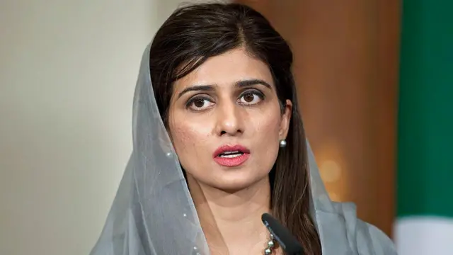 पाकिस्तान की पूर्व विदेश मंत्री हिना रब्बानी खार