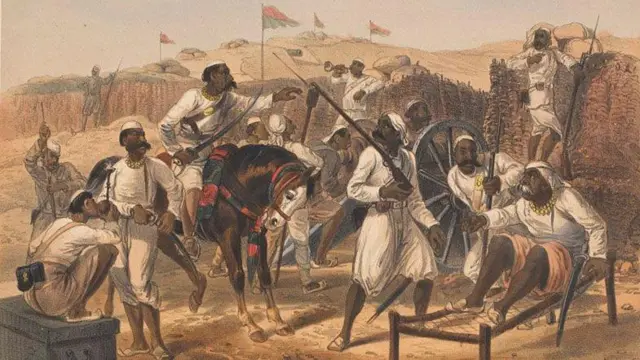 সিপাহিদের হাতে আঁকা ছবি