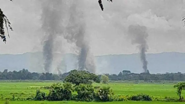 သာစည်ရွာတိုက်ပွဲဆက်ပြင်းထန်နေဆဲ၊ ရွာမီးရှို့ခံနေရ 