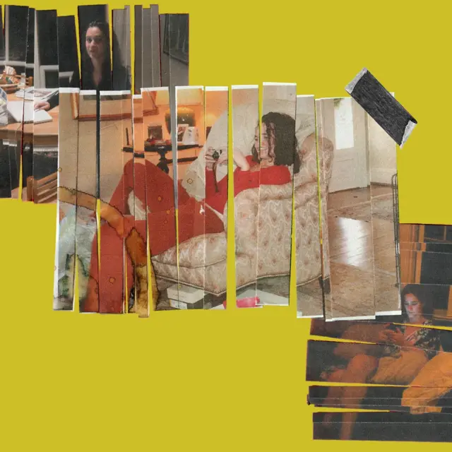 колаж зі старих розрізаних фото