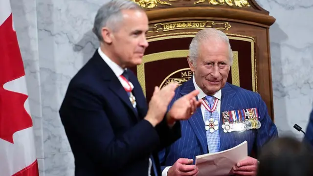 Mark Carney y Carlos III.