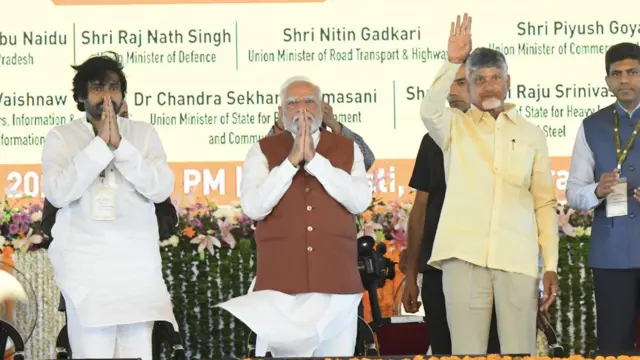 పవన్ కల్యాణ్, నరేంద్ర మోదీ, చంద్రబాబు నాయుడు