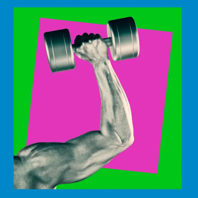 পুরুষ পেশী ডাম্বল