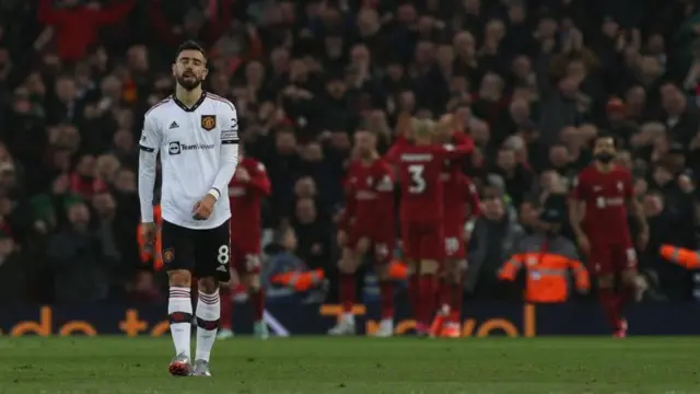 برونو فرناندز نتوانست ناامیدی‌اش در نیمه دوم را پنهان کند