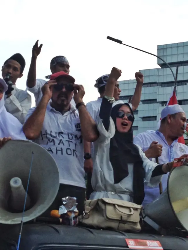 demonstran anti Ahok