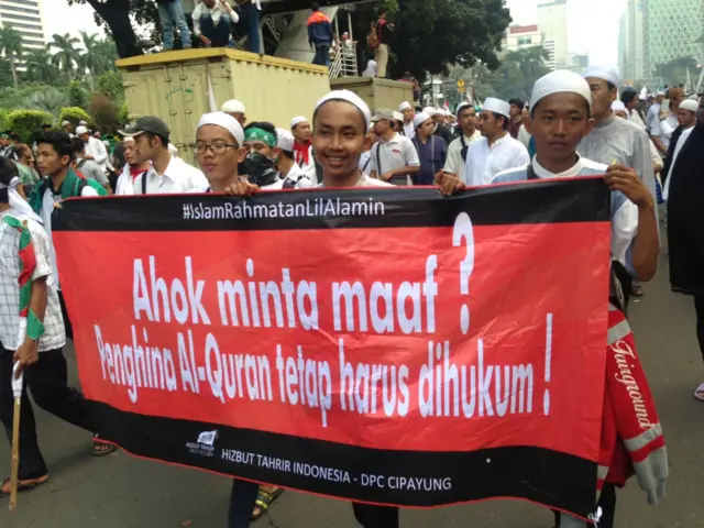 demonstran anti-Ahok