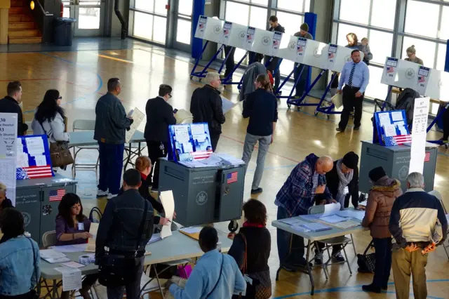 Votantes en Nueva York