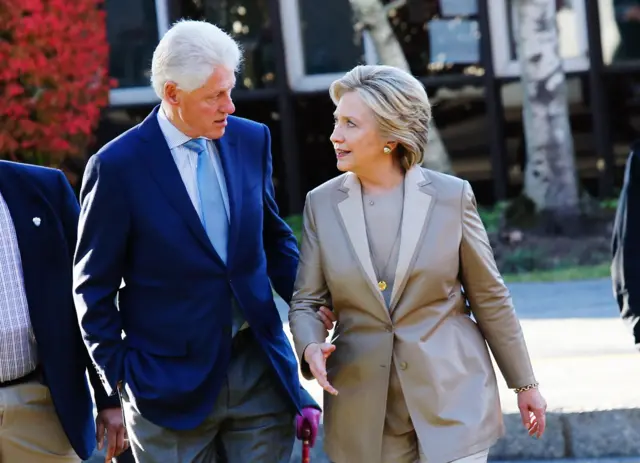 Hillary y Bill Clinton
