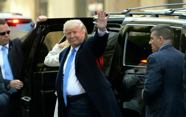 Candidato republicano Donald Trump