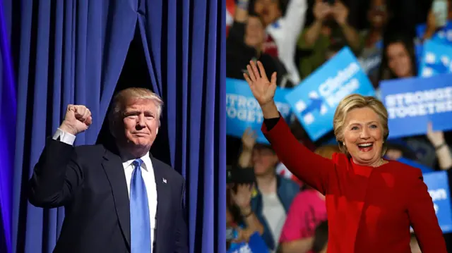 Donald Trump e Hillary Clinton