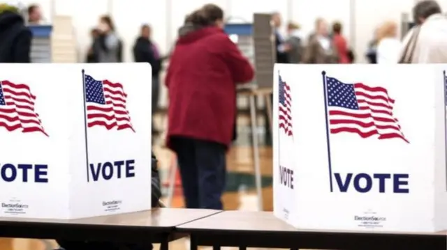 Urnas de votação nos Estados Unidos