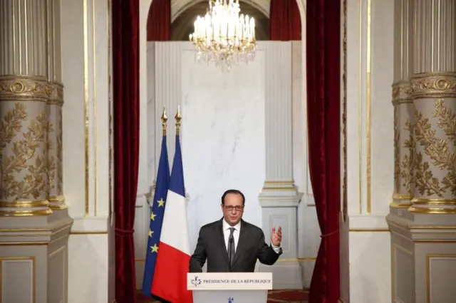 Президент Франции Франсуа Олланд