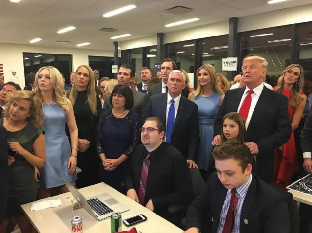 Donald y su familia