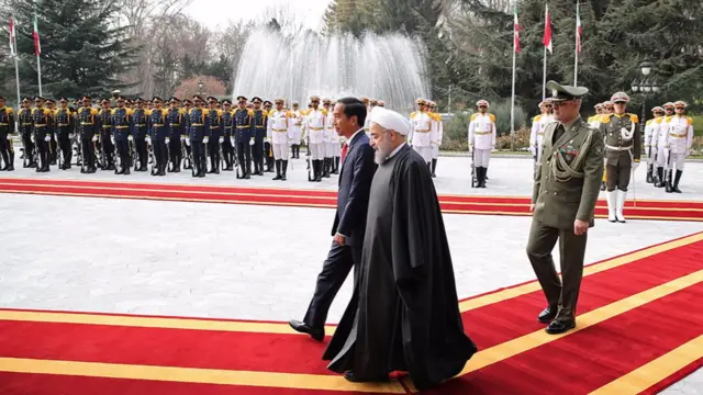 رئیس جمهور اندونزی به تهران سفر کرده