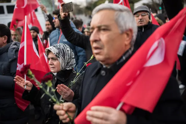 Kayseri'deki saldırı protesto edildi