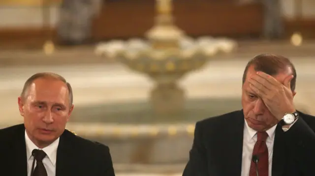 Владимир Путин и Реджеп Эрдоган