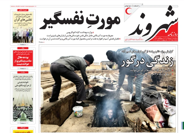 گزارش روزنامه شهروند