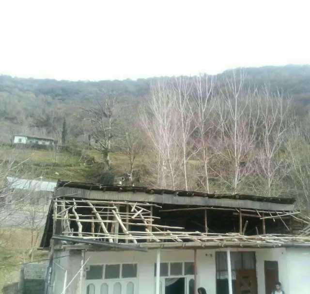 طوفان در ستان مازندران